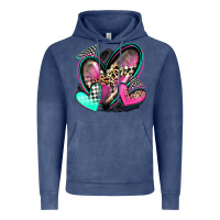 Vintage Denim race hearts Vintage Hoodie - Zillion Design Studio