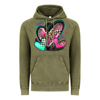 Vintage Olive race hearts Vintage Hoodie - Zillion Design Studio