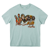Arona peace love dog mama Heavy Core Tee - RacoonDesign