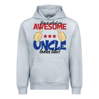 Heather Grey Awesome uncle Urban Hoodie - Bettercallsaul