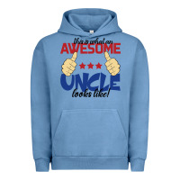 Pigment Pebble Blue Awesome uncle Urban Hoodie - Bettercallsaul