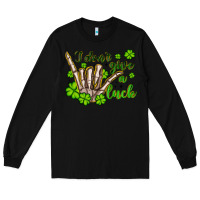 Black i don t give a luck Long Sleeve Tee - Artiststas