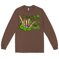 Chestnut i don t give a luck Long Sleeve Tee - Artiststas