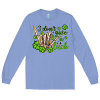 Colony Blue i don t give a luck Long Sleeve Tee - Artiststas