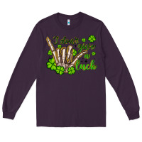 Plum i don t give a luck Long Sleeve Tee - Artiststas