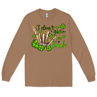 Toasted Coconut i don t give a luck Long Sleeve Tee - Artiststas