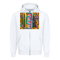 White western mama with baby bear Zipper Hoodie - Artiststas