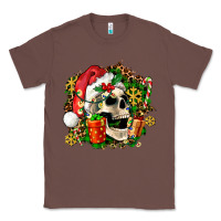 Chestnut christmas skull and gift Classic Tee - AdoDesignShop