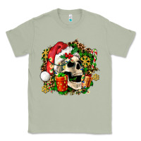 Matcha christmas skull and gift Classic Tee - AdoDesignShop
