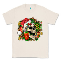 Natural christmas skull and gift Classic Tee - AdoDesignShop
