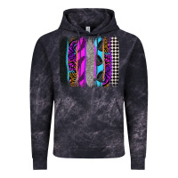 Cloud Black race brushstrokes Vintage Hoodie - Zillion Design Studio