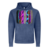 Vintage Denim race brushstrokes Vintage Hoodie - Zillion Design Studio