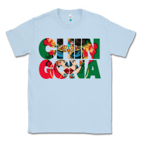 Dusty Blue chingona sugar skull Classic Tee - BundleAndBundleShop