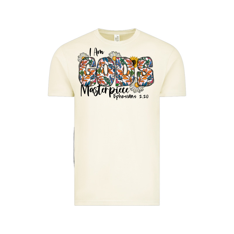 I Am Gods Master Piece Ephesians Vintage Tee by CowhideDigitalArt | Teevron