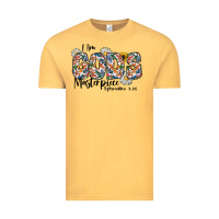 Vintage Mustard I Am Gods Master Piece Ephesians Vintage Tee - CowhideDigitalArt