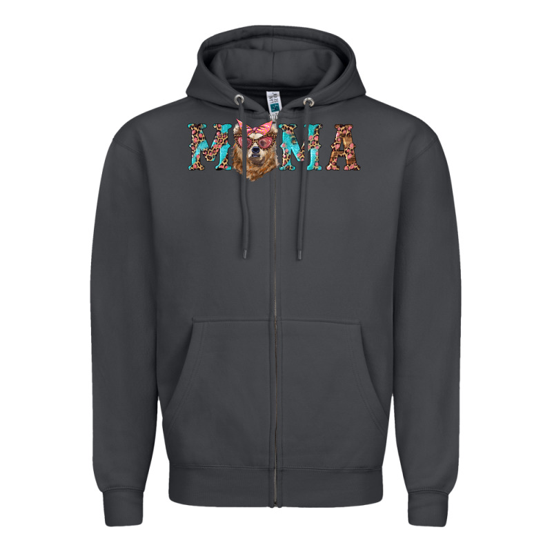 Mama With Bear Zipper Hoodie by Artiststas | Teevron