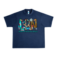 Navy lpn Urban Heavy Tee - CowhideDigitalArt