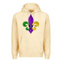 Mardi Gras Fleur De Lis Premium Hoodie | Teevron