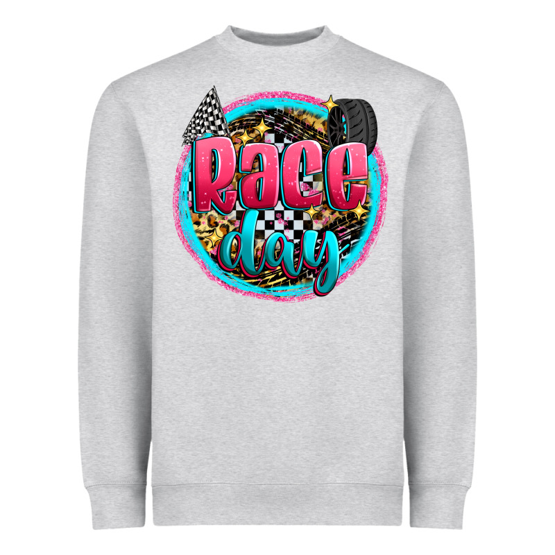 Race Day Heavyweight Sweatshirt by Zillion Design Studio | Teevron
