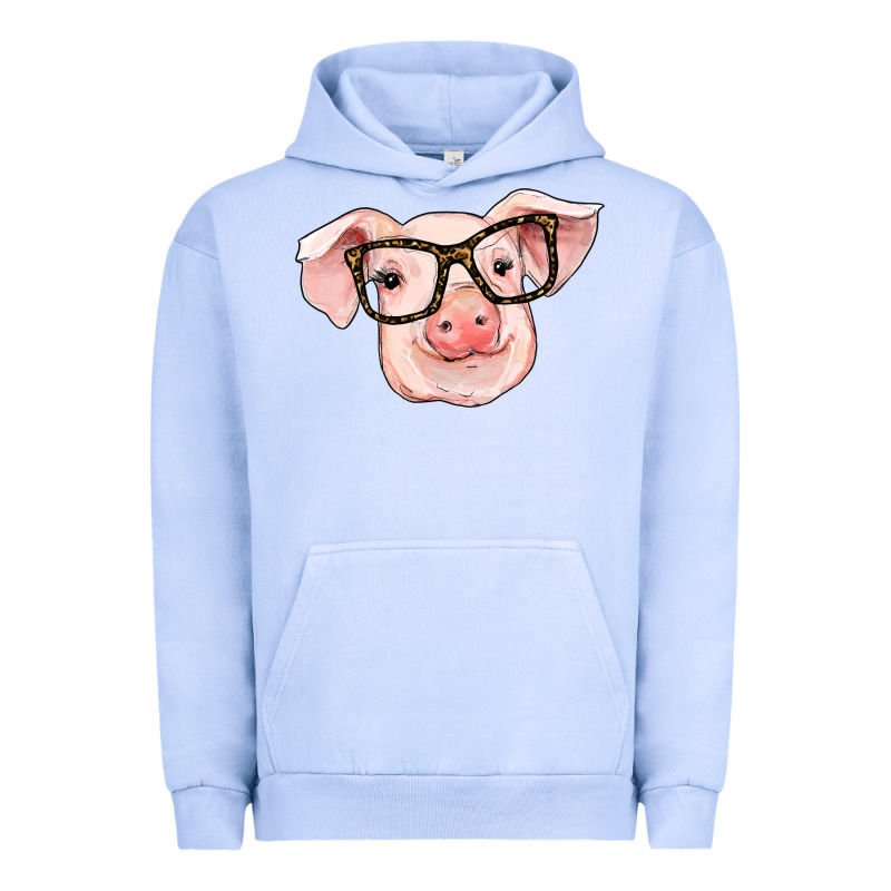 Pig With Glasses Urban Hoodie by RanaPortraitStore | Teevron