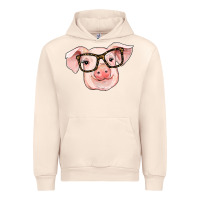 Sandshell pig with glasses Urban Hoodie - RanaPortraitStore
