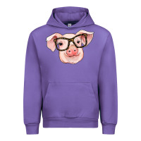Tulip pig with glasses Urban Hoodie - RanaPortraitStore
