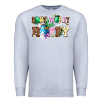 Heather Grey Don't worry be hoppy Premium Sweatshirt - NancyCooperArtShop