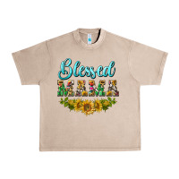 French Oak blessed mama Urban Heavy Tee - BarkalooDesign