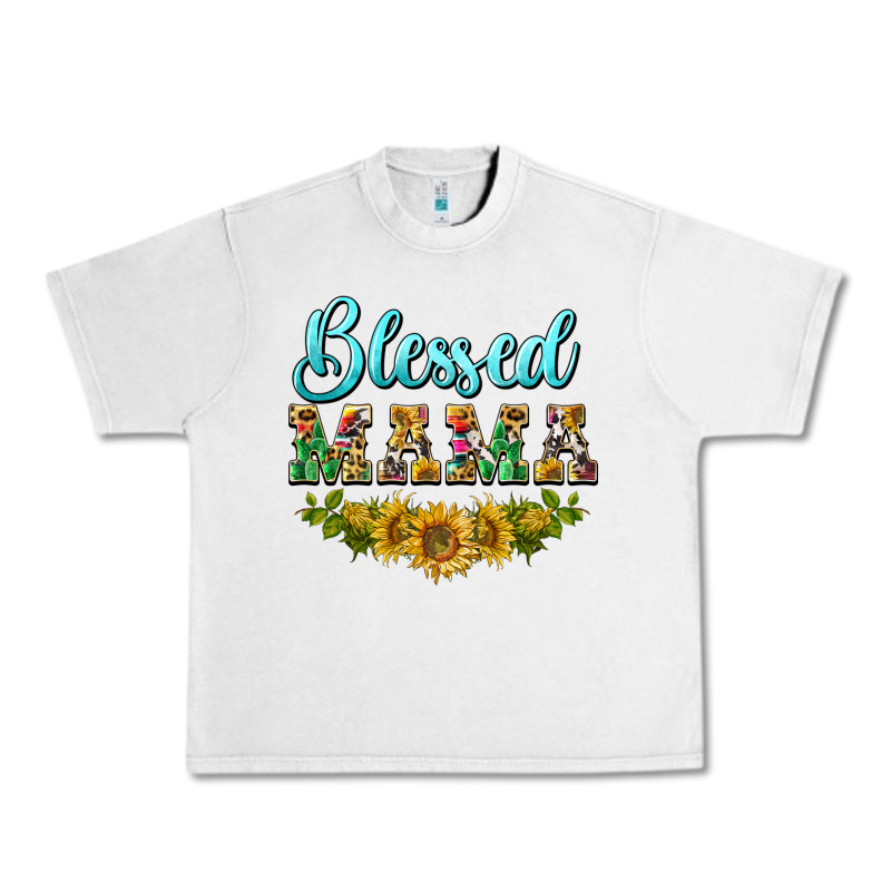 Blessed Mama Urban Heavy Tee by BarkalooDesign | Teevron