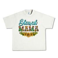 Pistachio blessed mama Urban Heavy Tee - BarkalooDesign