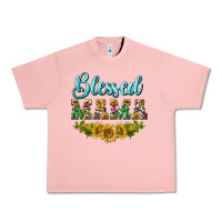 Salmon blessed mama Urban Heavy Tee - BarkalooDesign