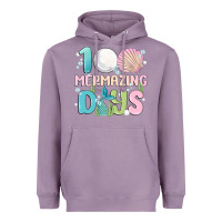 Lavender 100 mermazing days Heavyweight Hoodie - MaliasSmallBusiness