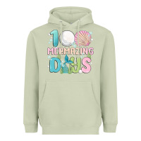 Matcha 100 mermazing days Heavyweight Hoodie - MaliasSmallBusiness