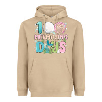 Mushroom 100 mermazing days Heavyweight Hoodie - MaliasSmallBusiness