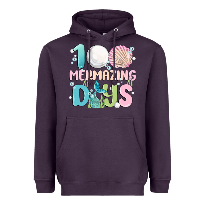100 Mermazing Days Heavyweight Hoodie by MaliasSmallBusiness | Teevron