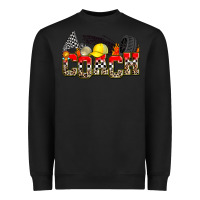Black race coach Heavyweight Sweatshirt - Zillion Design Studio
