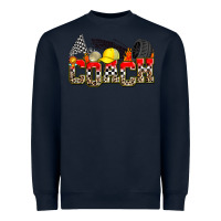 Navy race coach Heavyweight Sweatshirt - Zillion Design Studio