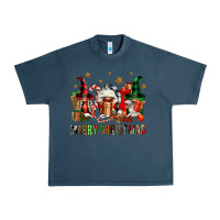 Midnight Navy merry christmas buffalo gnomies Urban Heavy Tee - FaDigitalArtStudio