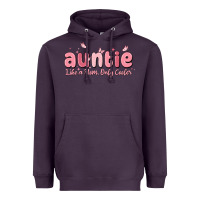 Plum auntie like a mom only cooler Heavyweight Hoodie - MaliasSmallBusiness