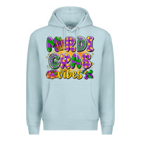 Blue Mist mardi gras vibes Premium Hoodie - LillyAllenDesigns