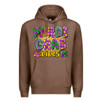 Chestnut mardi gras vibes Premium Hoodie - LillyAllenDesigns