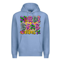 Colony Blue mardi gras vibes Premium Hoodie - LillyAllenDesigns