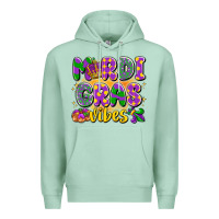 Seafoam mardi gras vibes Premium Hoodie - LillyAllenDesigns