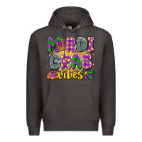 Smoke mardi gras vibes Premium Hoodie - LillyAllenDesigns