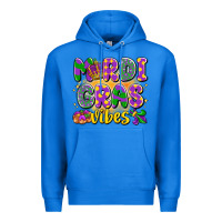 True Royal mardi gras vibes Premium Hoodie - LillyAllenDesigns