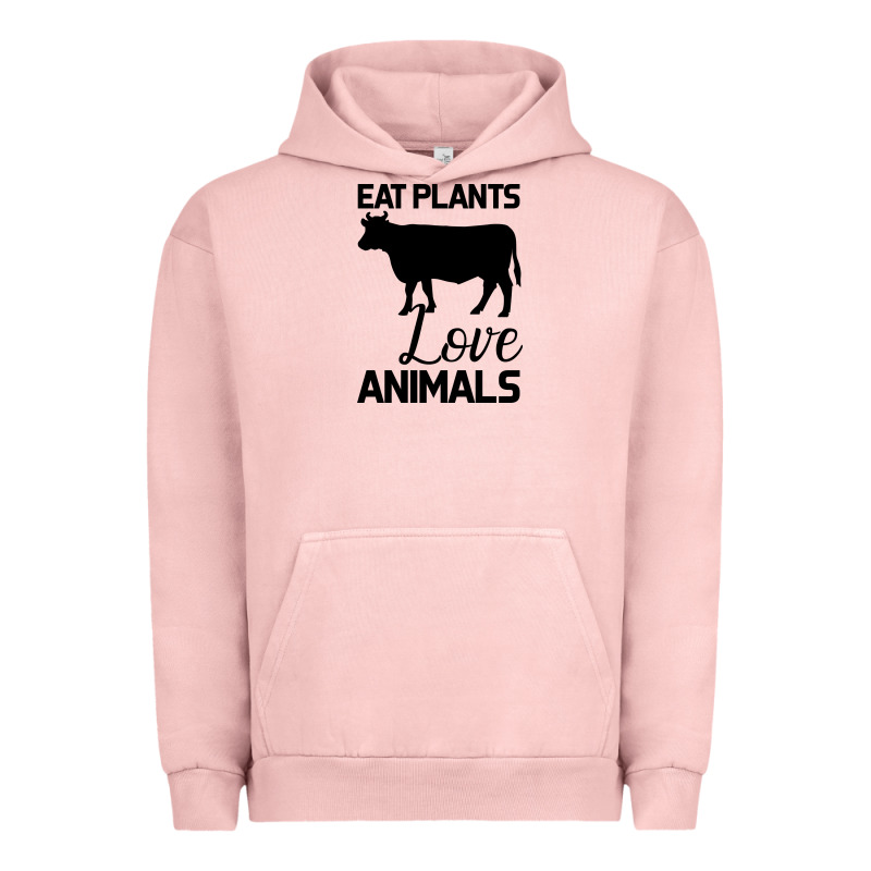 Eat Plants Love Animals Urban Hoodie by Bettercallsaul | Teevron