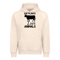 Sandshell Eat Plants Love Animals Urban Hoodie - Bettercallsaul