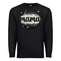 Black leopard mama Premium Sweatshirt - MaliasSmallBusiness