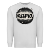 Dove Grey leopard mama Premium Sweatshirt - MaliasSmallBusiness