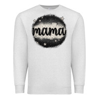 Oatmeal Heather leopard mama Premium Sweatshirt - MaliasSmallBusiness